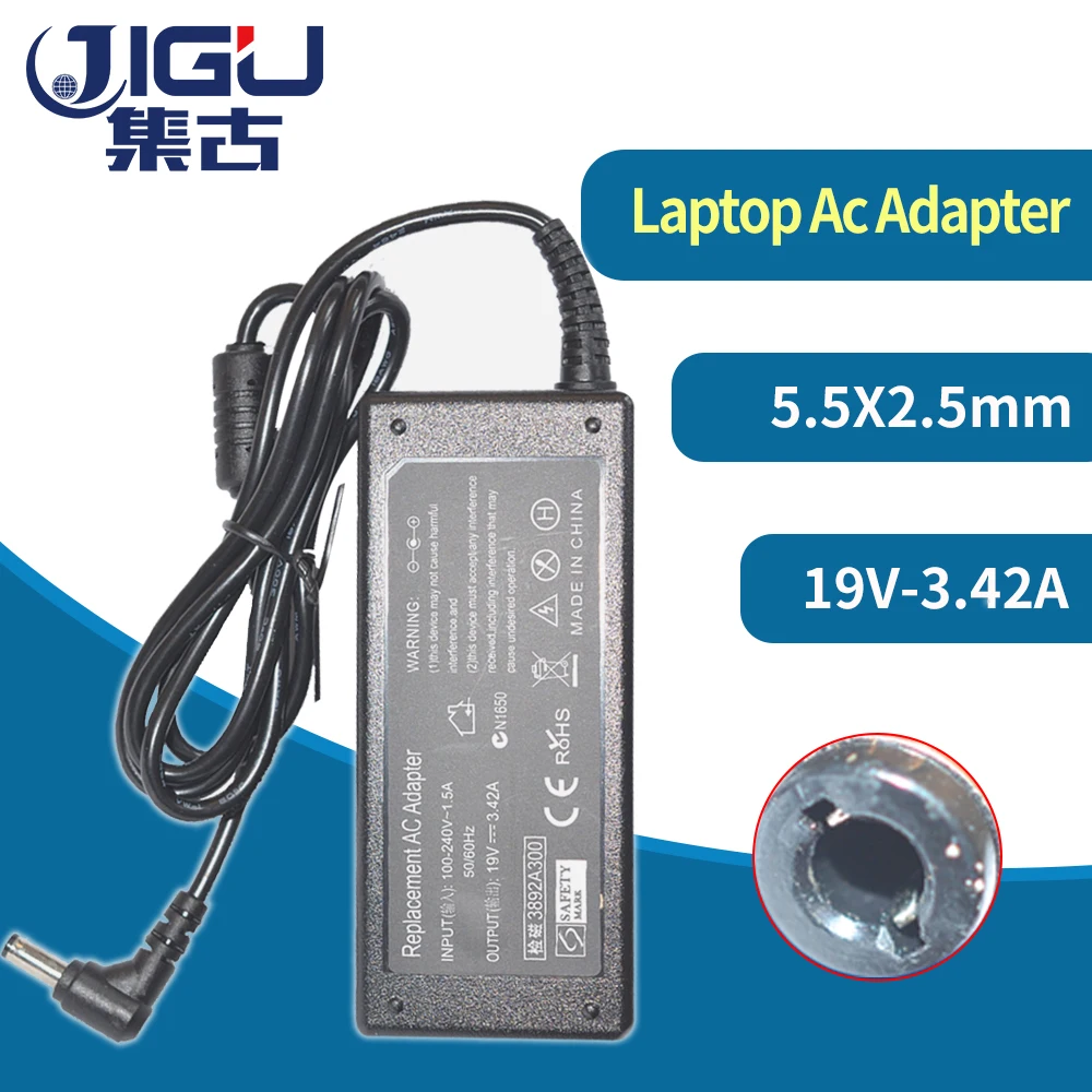 

65W 19V 3.42A 5.5mm 2.5mm AC Power Adapter for Toshiba Satellite L500 NB300 L300 L350 L775 U400 L755 R850 L730 C600 R700 charger
