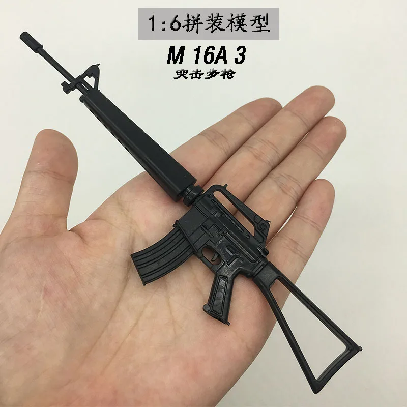 4D 1:6 18 шт./лот Сборная модель пистолета строительный блок солдат оружие старая