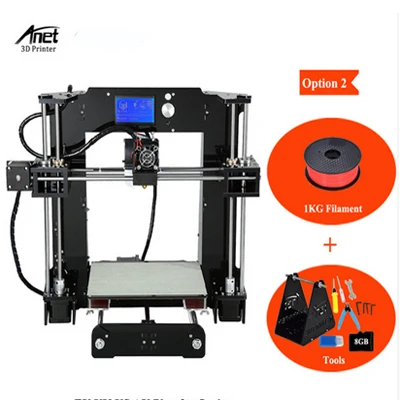 A6-1KG-Filament Прямая с фабрики Anet A8 A6 E10 E12 обновление Prusa I3 автоматическое выравнивание 3d принтер ЖК-экран DIY 3 D принтер с бесплатной нитью - Цвет: A6-1KG-Filament