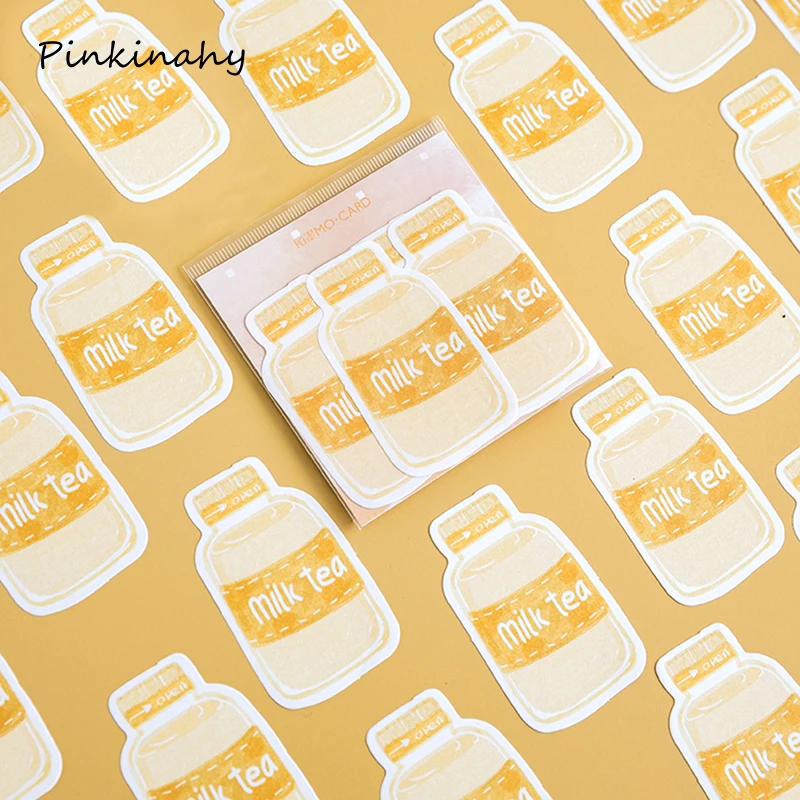 Самоклеющиеся заметки клубничный торт/фрукты/молоко напиток Липкие Kawaii блокнот