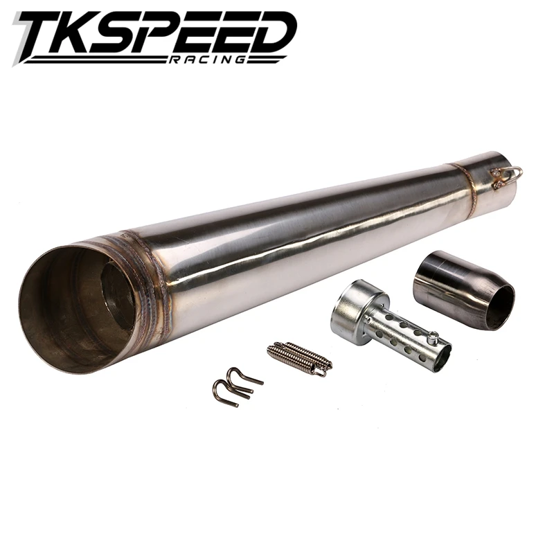 Tkspeed 48.8 мм изменения мотоцикл Выхлопная труба нержавеющая сталь жареные трубки GP