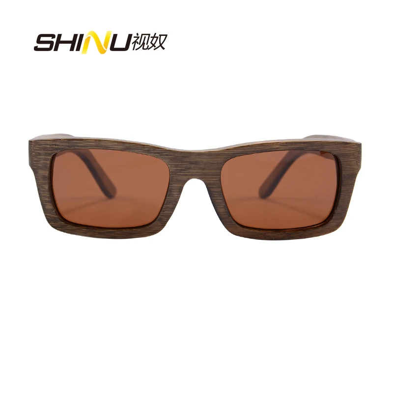 Солнцезащитные очки ручной работы бамбуковые деревянные квадратная деревянная