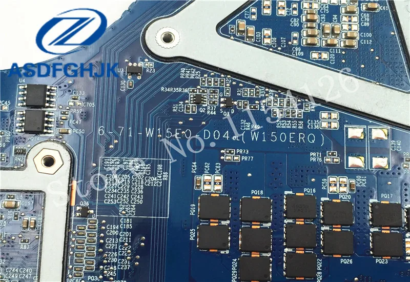 Материнская плата для ноутбука Hasee Raytheon CLEVO W150er 6 71 w150e0 d04 материнская DDR3