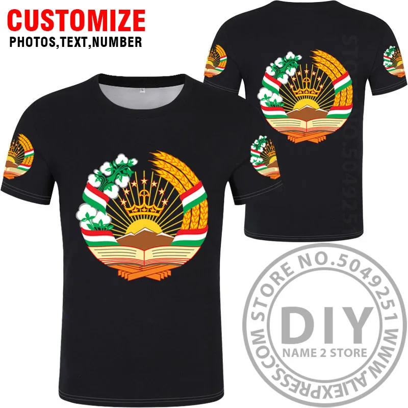 Style 8 Футболка «TAJIKISTAN», сделай сам,, на заказ, с именем, номером tjk, футболка с национальным флагом, tj, футболка с фотографией, с принтом, с текстом, одежда для 0 - Цвет: Style 8