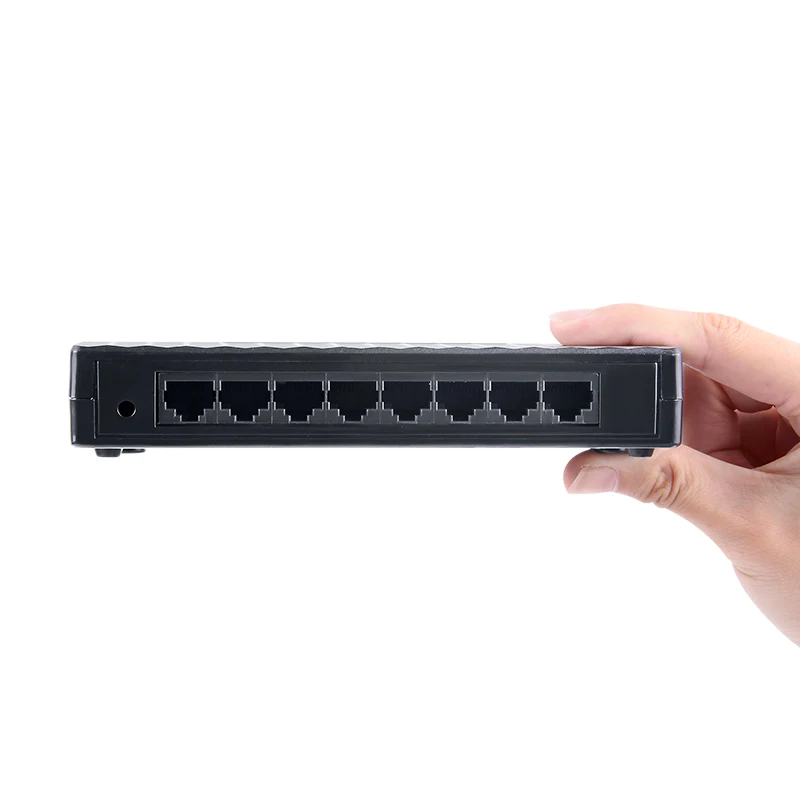 Мини сетевой коммутатор 10/100 Мбит/с 8 портов хаб быстрая LAN Ethernet настольный адаптер