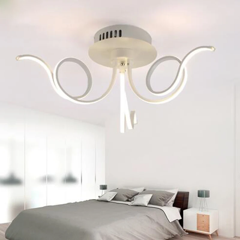 Современная Скандинавская потолочная Светодиодная лампа в стиле постмодерн