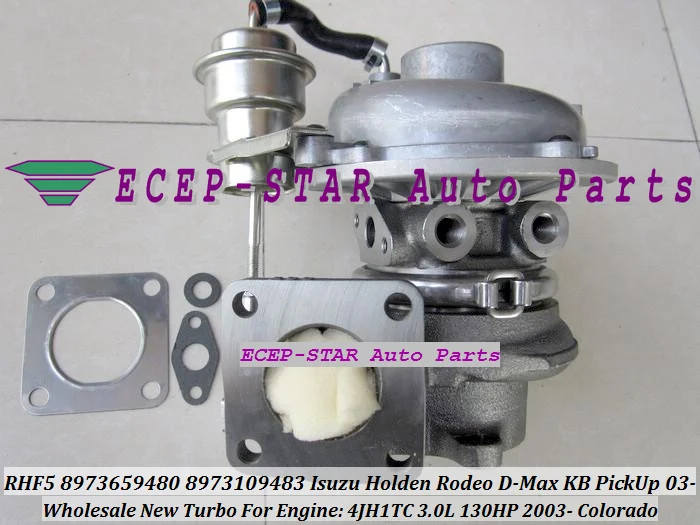 Турбонаддуватель RHF5 VB430093 8973544234 8973109483 Free Ship для ISUZU Rodeo D-MAX Pickup 03- 4JH1T 3.0L 130HP со шприцовками.