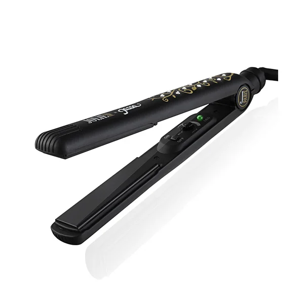 Утюг Дома держать профессиональный выпрямитель для волос Flat Iron Выпрямление Керамические Турмалин щипцы для завивки с Бриллиантом HT062Black
