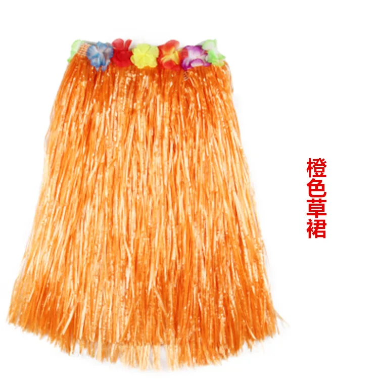 Гавайская Юбка Хула для детей и взрослых комплект с цветочным бюстгальтером