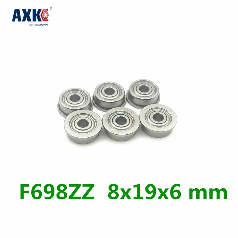 Фланцевый подшипник Axk F698zz 8x19x6 мм фланцевые шарикоподшипники F619/8zz 10 шт.|bearing