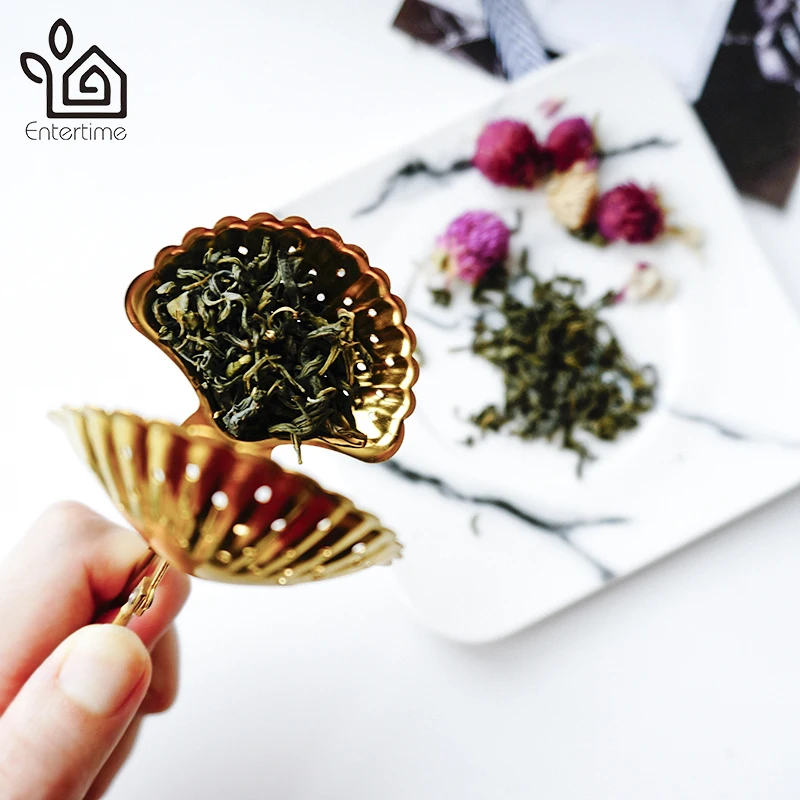 Энтертайм нержавеющая сталь чай фильтр Свободный Infusers диффузор для специй