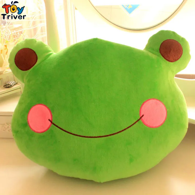 Kawaii лягушки Плюшевые игрушки Подушка Мягкие животные куклы детские для