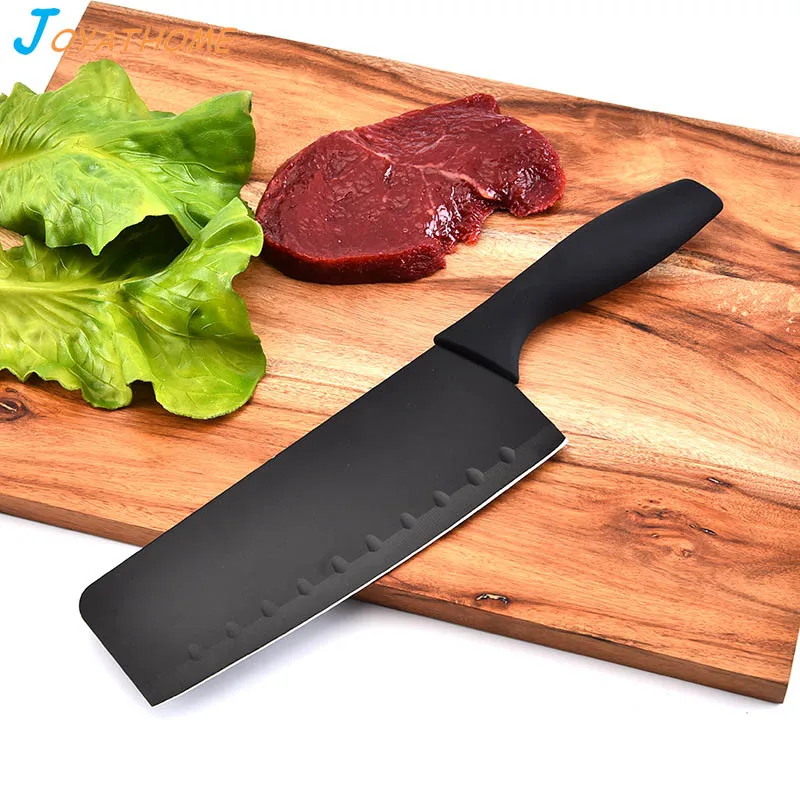 Joyathome 5 шт./компл. черный Нержавеющая сталь Кухня Ножи набор шеф повара нож для