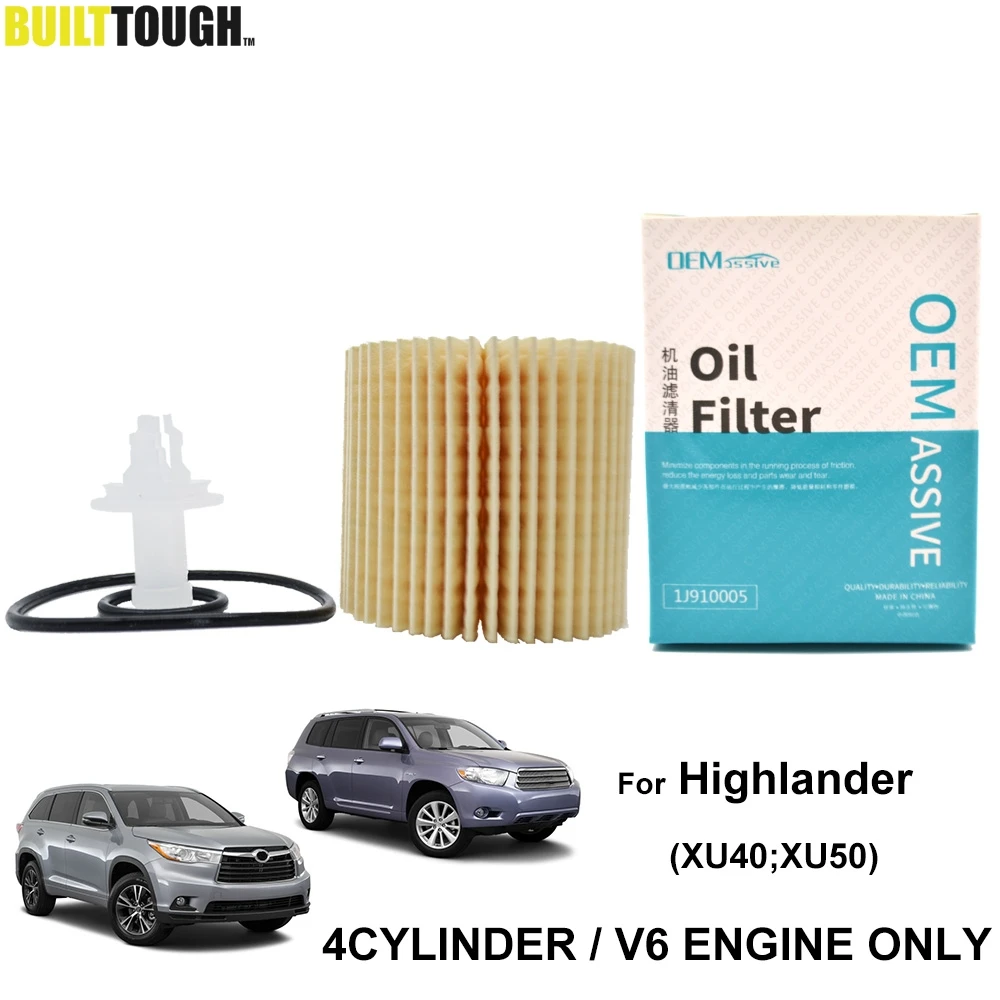 Масляный фильтр 04152 YZZA1 для двигателя Toyota Highlander Kluger XU40 2008 2009 2010 2011 2012 2013 I4 1AR FE / 3.5L V6