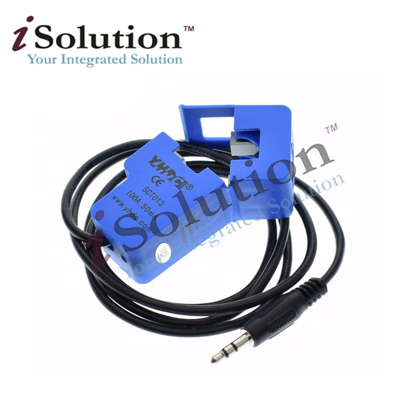 1 шт. неинвазивный сплит сердечник трансформатор тока переменного Датчик 100A SCT 013