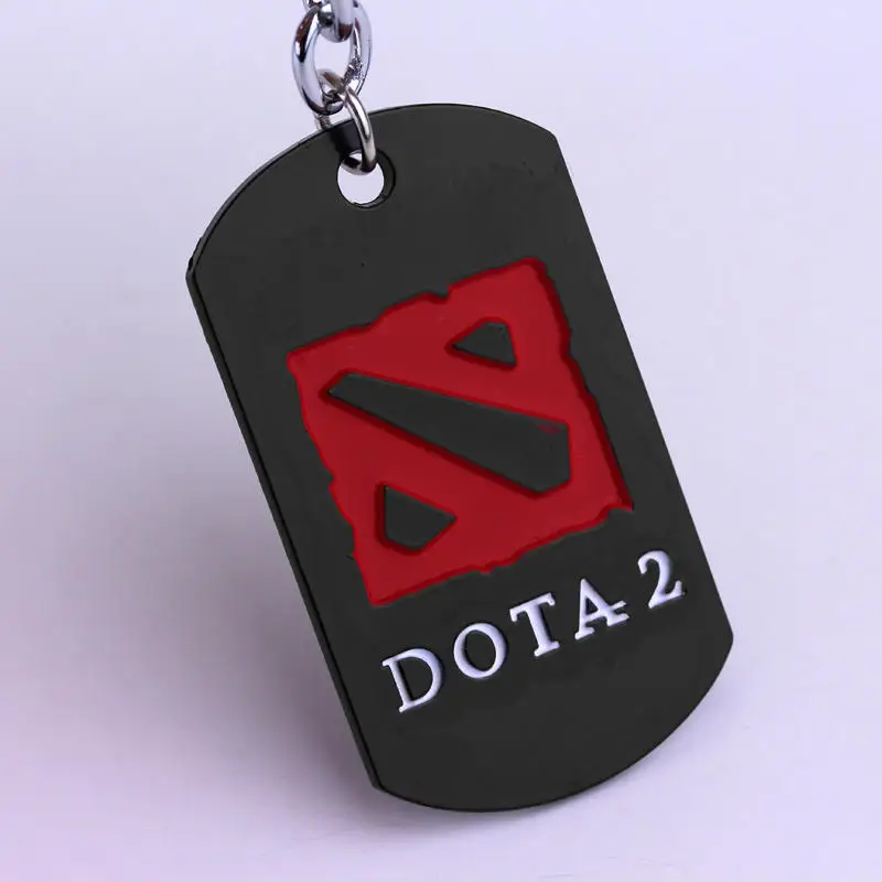 Подвеска Dota 2 металлический брелок для ключей кольцо в подарок 5 см | Украшения и