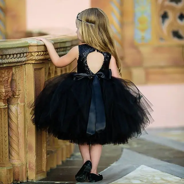 Baby Girls Backless Princess Dress Sleeveless Ball Gown Girl Dresses For Christmas Wedding Party Children's Clothes | Детская одежда