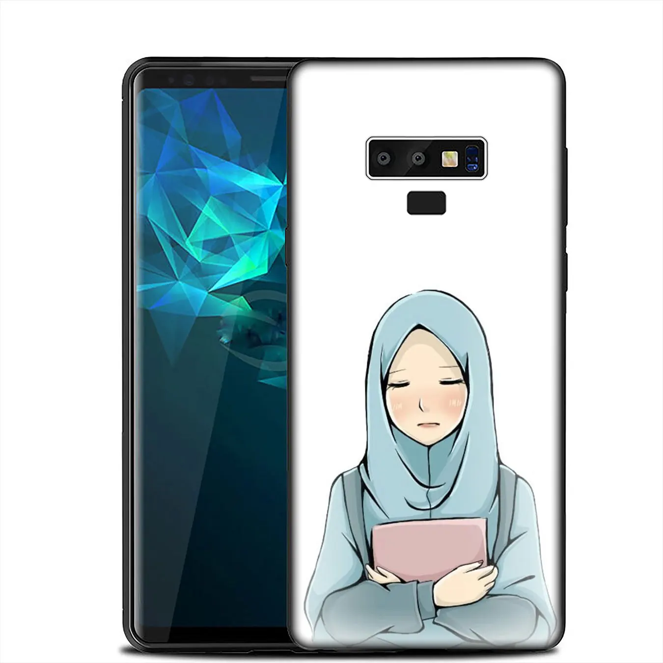IYICAO Мусульманский Исламский Женский мягкий чехол с глазами для Samsung Galaxy A6 A9 A8 A7 2018