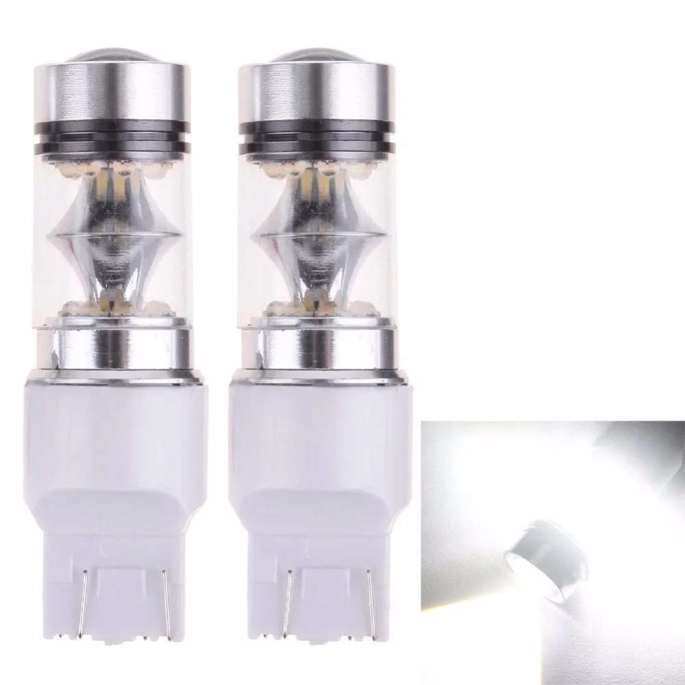 2x7443 t20 100 Вт 7443 лм CREE XBD Chips W21/5 Светодиодный ные Автомобильные дневные ходовые огни