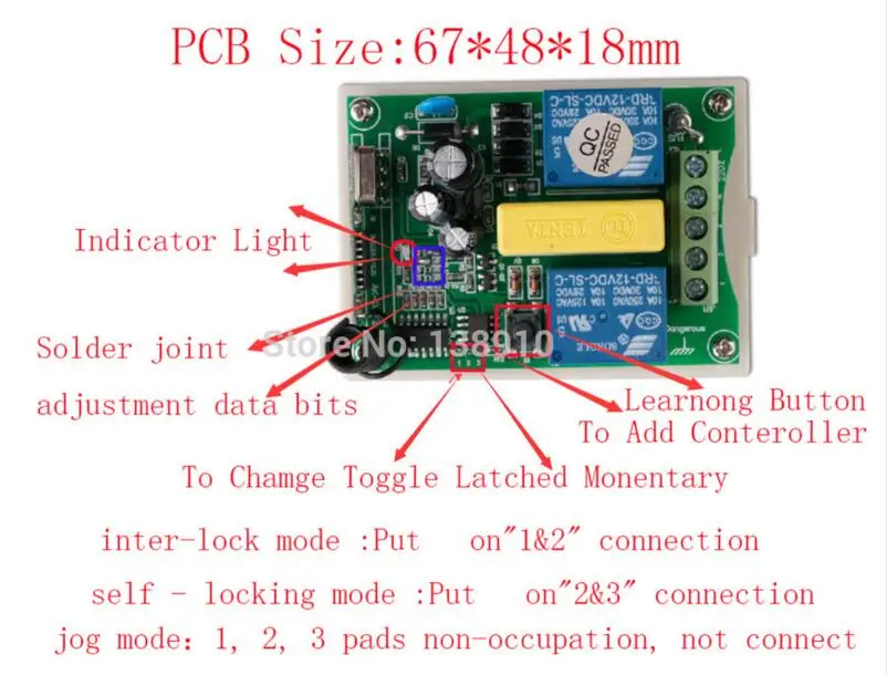 Трубчатый мотор гаражные двери/проекционный экран/жалюзи AC 220 V RF беспроводной пульт дистанционного управления цифровой экран дисплея