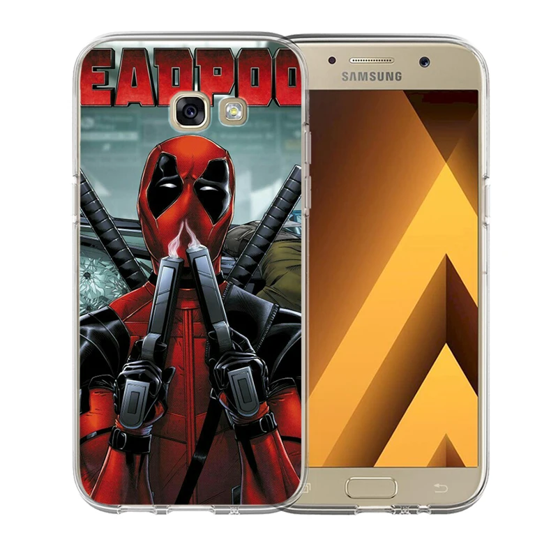 For Samsung Galaxy S6 S7 S8 S9 Edge Plus A3 A5 A7 A8 2015 2016 2017 2018 J3 J5 J7 Case Cover king owl Cool Avengers Deadpool |