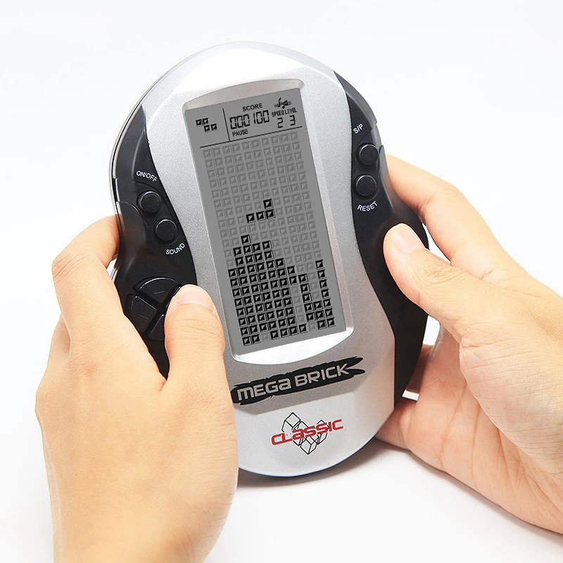 Портативная игровая консоль Powstro ретро Классическая Tetris для детей электронные
