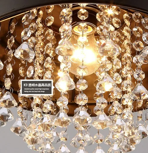 Американский Лофт ретро Droplight кристалл подвесные светильники для столовой