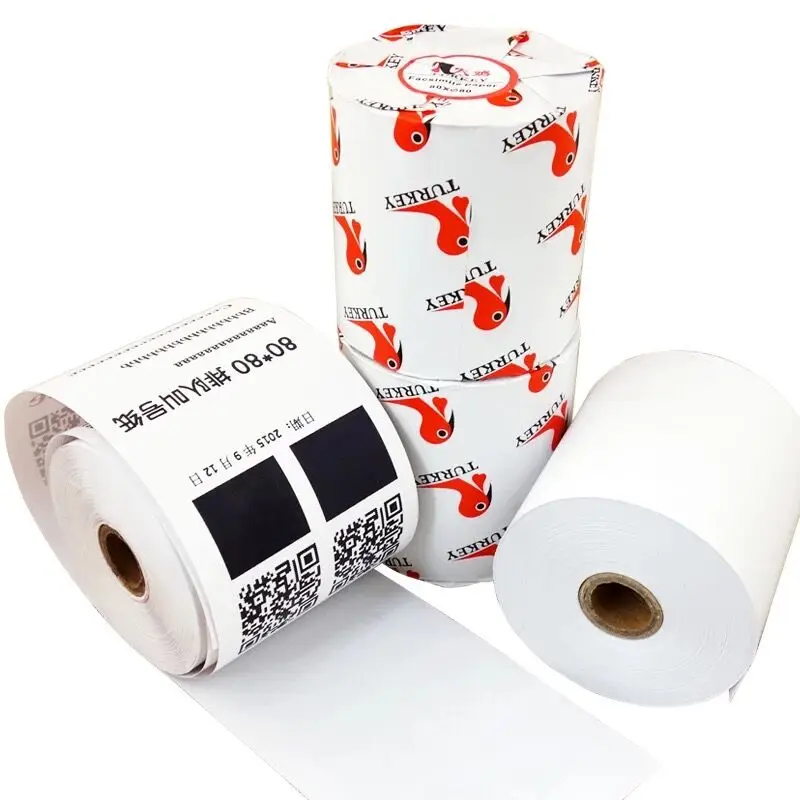 Термобумага рулон 3 1/8 &quotx 200 футов кассовая бумага 80x80 мм чековой бумаги|paper roll|roll