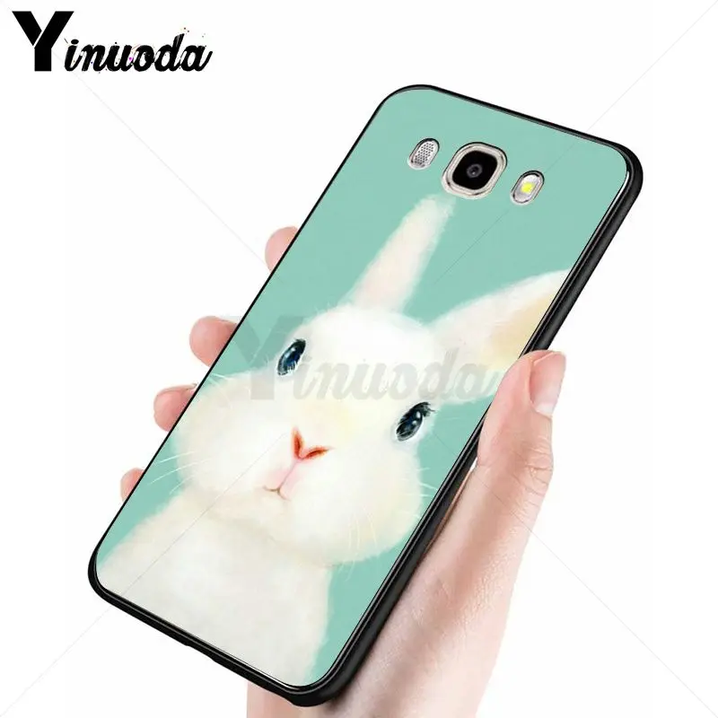 Yinuoda милый мультяшный Кролик Мягкий силиконовый чехол для телефона Samsung Galaxy j6plus j7
