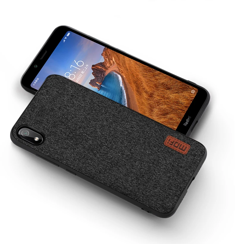 Для Xiaomi Redmi 7A чехол противоударный чехол MOFi Redmi 7A capas coque защитный хлопковый тканевый деловой чехол