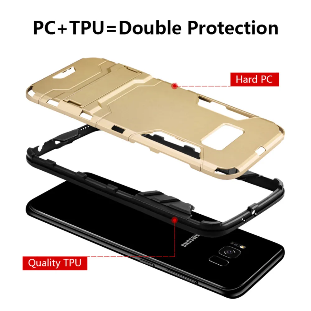 Защитный чехол KISSCASE для Samsung S7/S8/S9/S10/S10E/S10plus комбинированный A6/A7/A8/A9 автомобильный