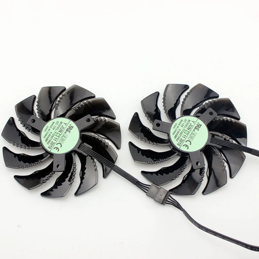Охлаждающий вентилятор для карт Gigabyte T129215SU GV RX570/RX580 GAMING RX470 WF2/RX480 WF2 88 мм|Кулеры и