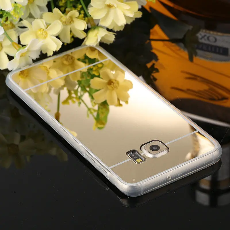 Makeup Plating Mirror Case For Samsung Galaxy A20 A30 A40 A50 A70 M10 M20 Galaxy S10E S10 plus 5G Silicone TPU Back Cover Capas