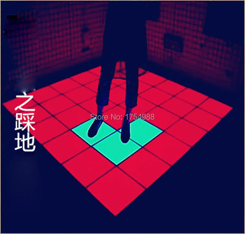 4 шт. светящийся пол реквизит бутафория минное поле номер выход камерный