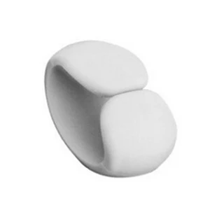 1pcs white 1 шт. устройство для сматывания кабеля Резиновый Кабельный органайзер провод обернутый шнур держатель для iPhone samsung наушники MP4 высокое качество - Цвет: 1pcs white
