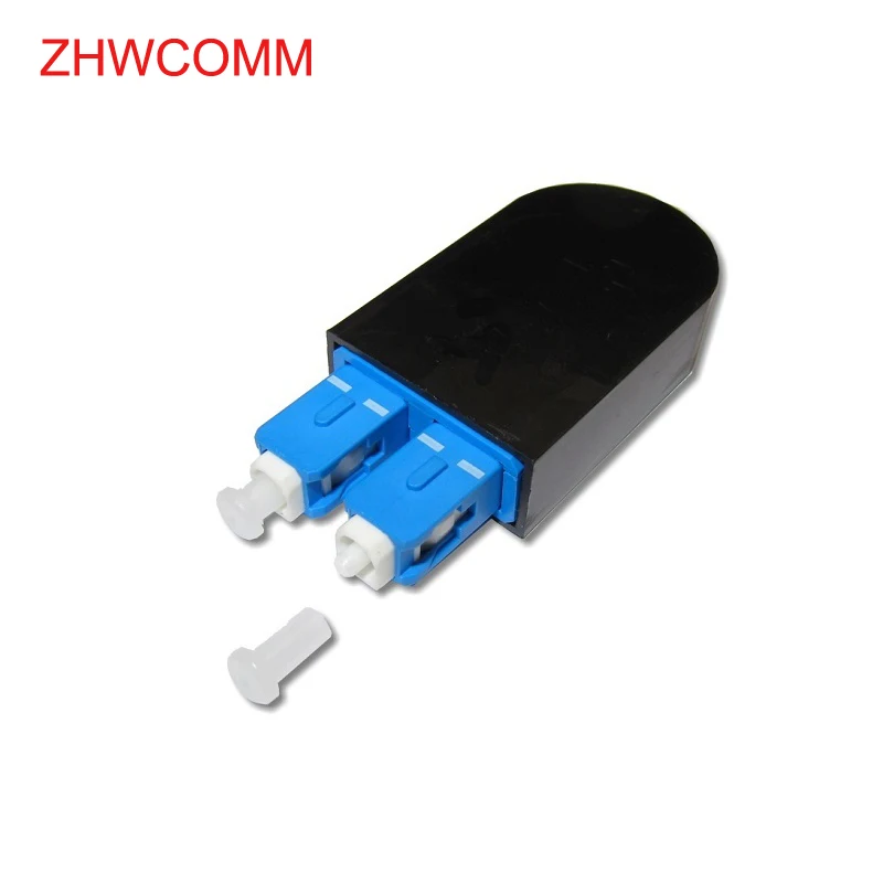 ZHWCOMM 10pcs high quality SC UPC Connector SM Single Mode Optic Fiber loop Adapter Coupler Test Flange Free shipping | Мобильные