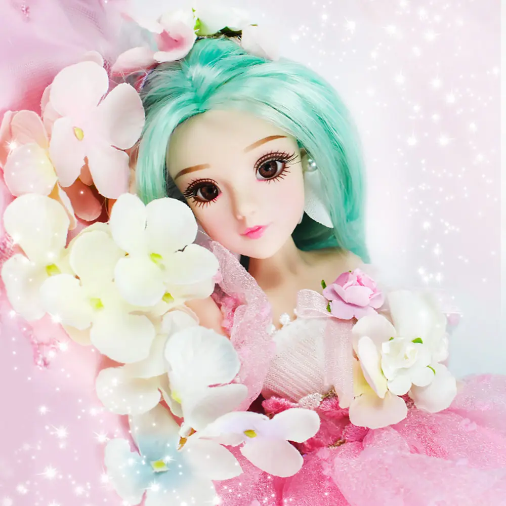 Fortune Days MMGirl 12 Созвездие Девы как 1/6 bjd 30 см розовое платье корзина для цветов 14