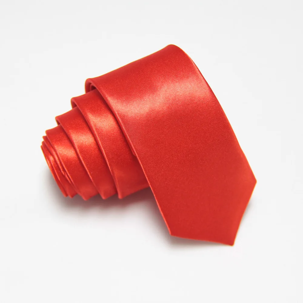 Тонкий мужской галстук HOOYI 2019 однотонный из полиэстера 36 цветов|skinny tie|ties skinnyslim tie |