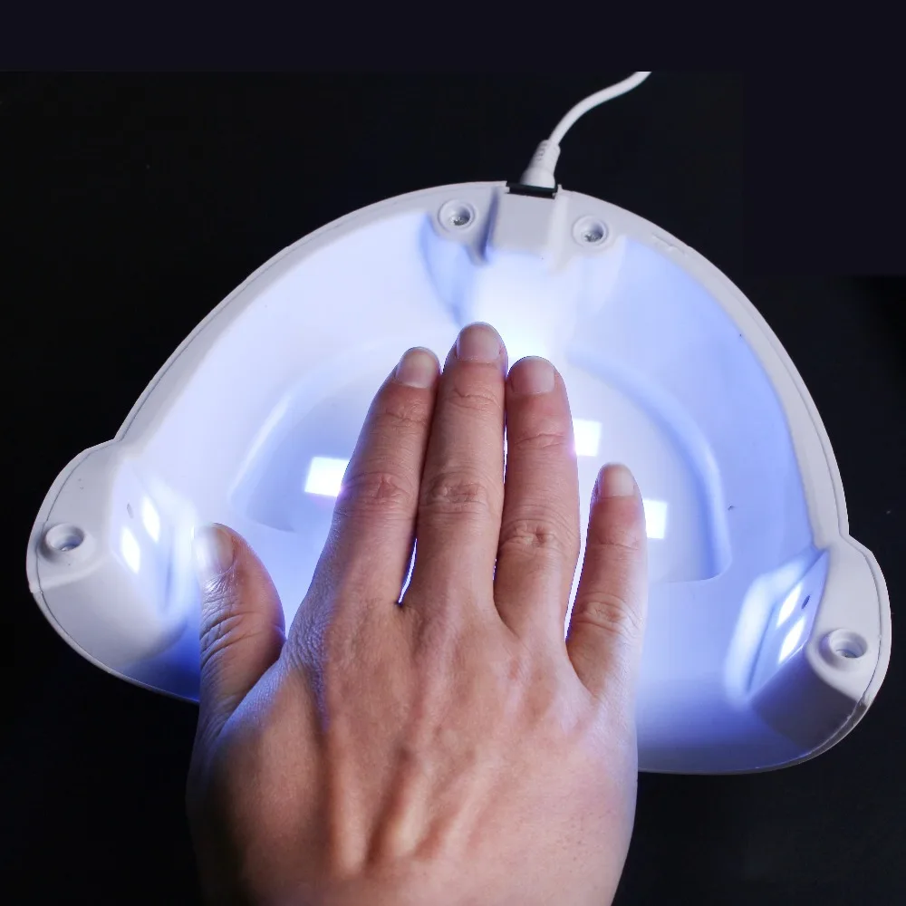 Миниатюрная светодиодная Сушилка для ногтей SUNone 18 Вт лампа с белым светом