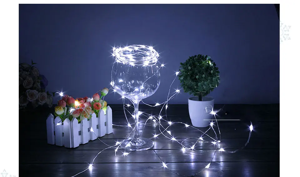 DIY украшения для свадебной вечеринки светодиодные гирлянды Рождественские огни Новогодние рогатки Праздничная лампа фото клип wesele dekoracje