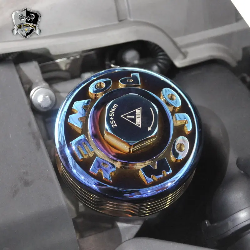 Двигатель SD mojo Алюминиевый Масляный фильтр с ЧПУ Крышка масляного фильтра для BMW