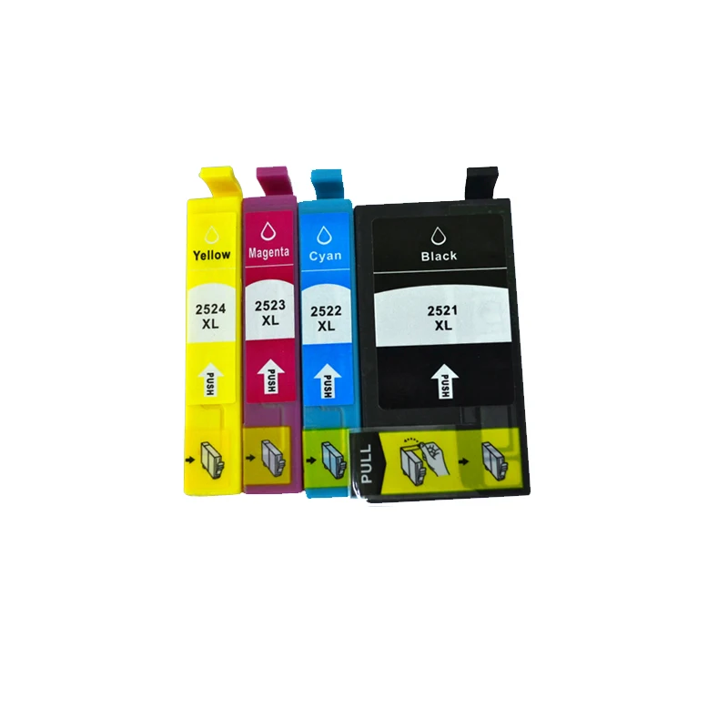 Совместимый картридж с чернилами T2521 для epson рабочей силы WF-3620 WF-3640 WF-7610 WF7620 7110 3620