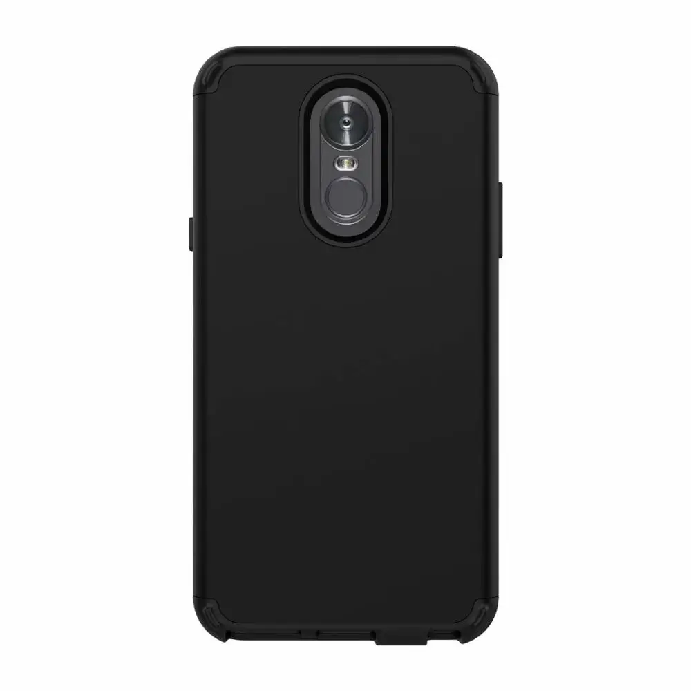 Black 3 in1 чехол-гибрид с защитой от ударов и военная Униформа Защитная крышка чехол для LG G6 XPower K3 K4 K8 K10 Прочный чехол для LG Stylo2 Stylo3 4 XPower2 - Цвет: Black