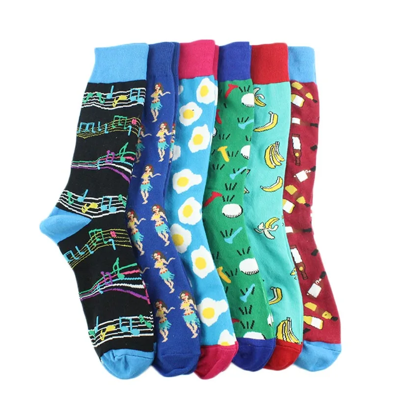 [COSPLACOOL] Мужские Веселые крутые носки в стиле Харадзюку свадебная новинка