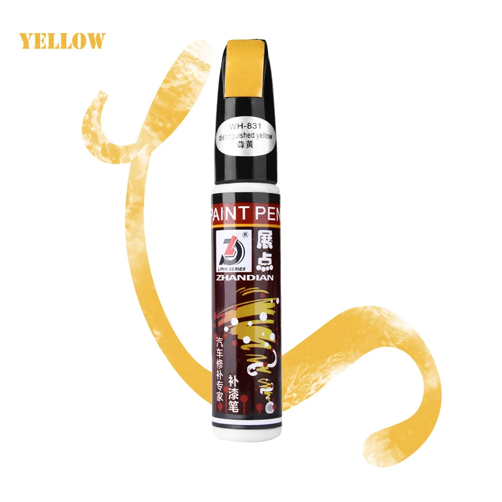 Yellow 1 шт. водонепроницаемый Авто пальто царапины чистый ремонт краски ручка сенсорный аппликатор инструменты для ухода за авто - Цвет: Yellow