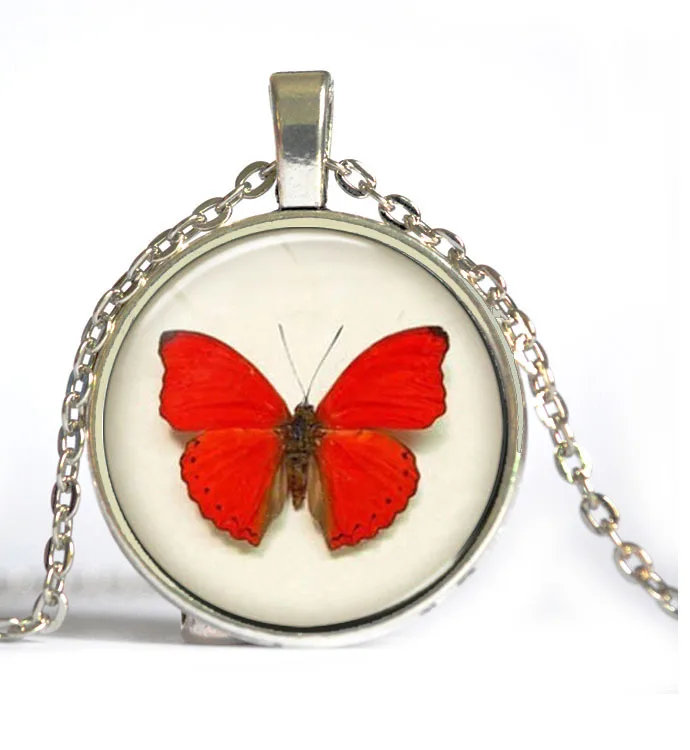 Женское винтажное ожерелье с подвеской-бабочкой | Украшения и аксессуары