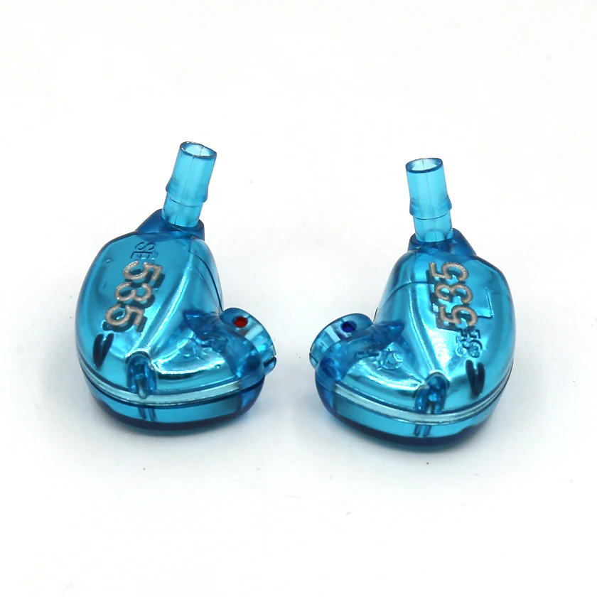 One pair Blue DIY Repair Housing Shell Cover Case For SE535 SE425 SE315 SE215 Earphone