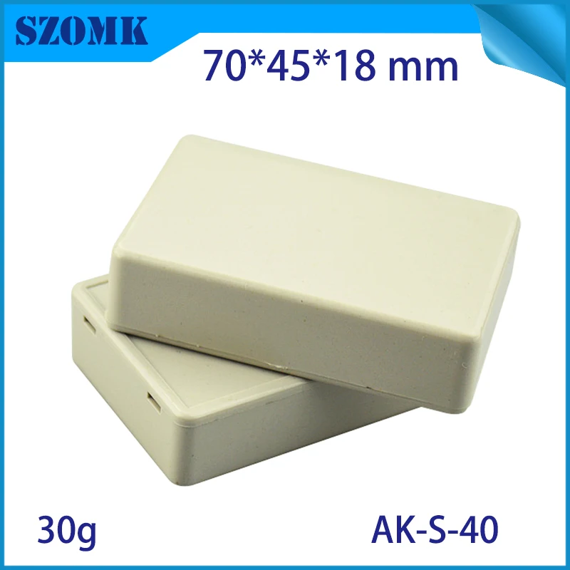 1 pcs 70*45*18mm small plastic enclosure for electronics case light grey abs equipment box device | Обустройство дома