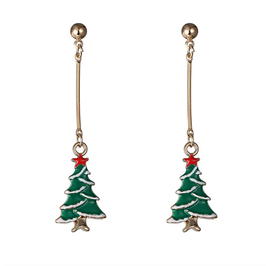 Женские серьги подвески Санта Клаус Снеговик|earrings for|dropping earrings for womendrop |