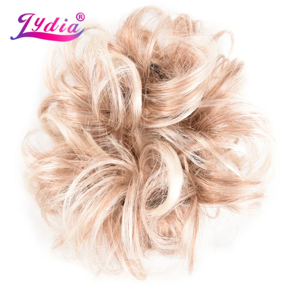 

Synthetic Curly Chignons Elastic Scrunchies Extensions Ribbon Ponytail Hair Bundles Updo Clip In Hairpieces Blonde Brown